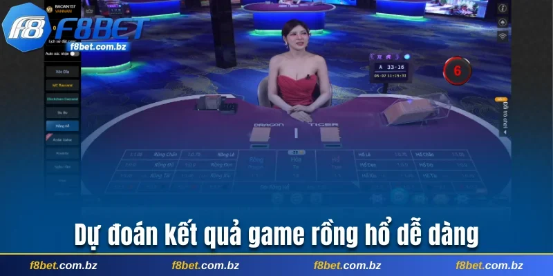 Dự đoán kết quả game rồng hổ dễ dàng