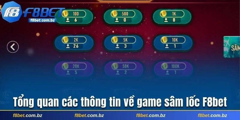 Tổng quan các thông tin về game Sâm Lốc F8bet